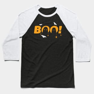 BOO Halloween Baseball T-Shirt